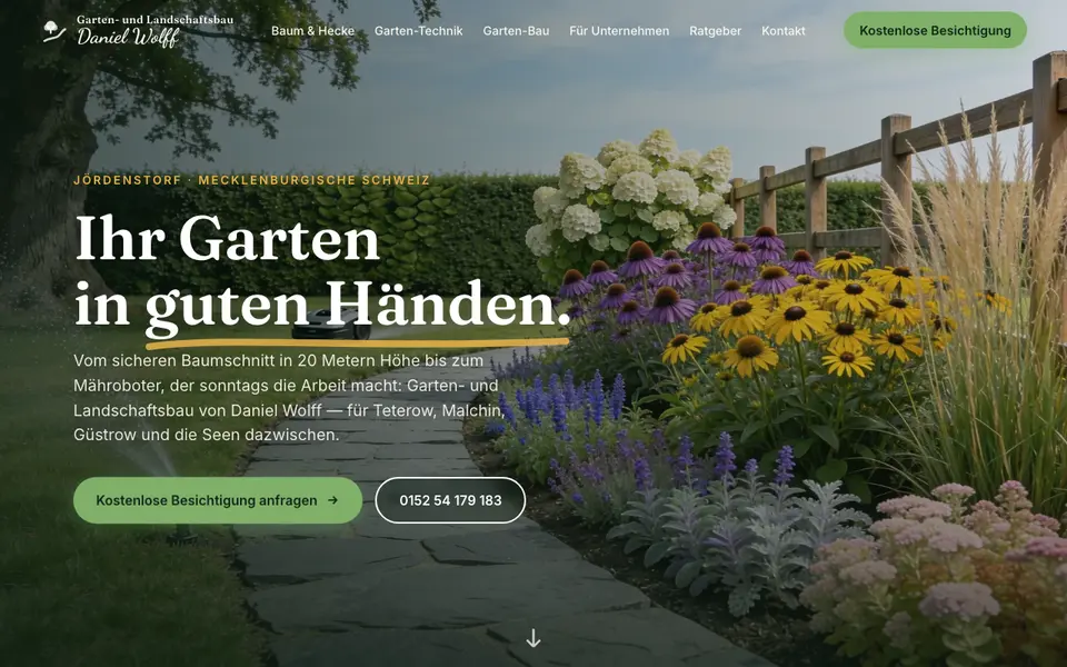 Ansicht: Garten- und Landschaftsbau Wolff