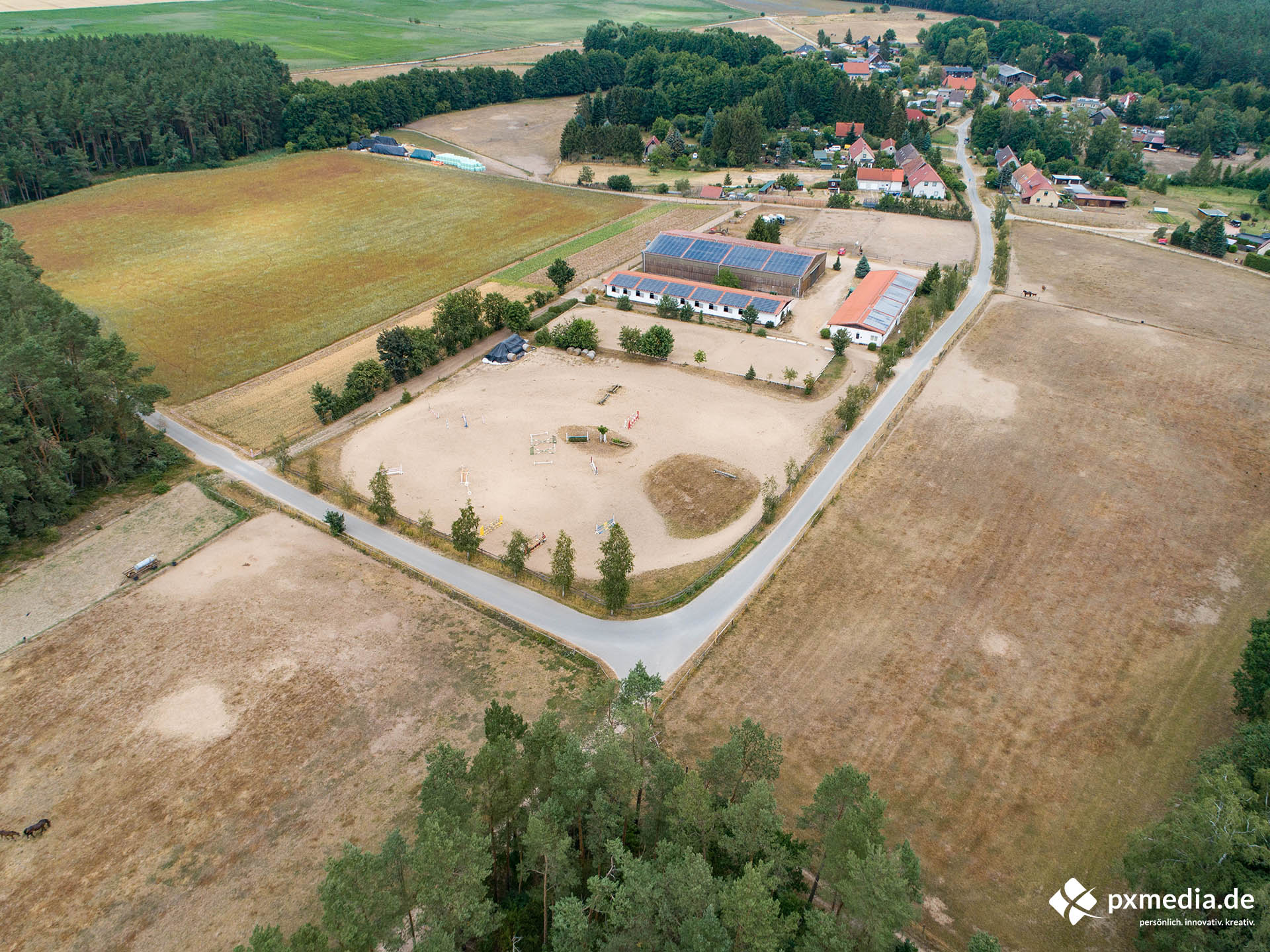 Verschiedenste Drohnen-Fotos in Schwerin — Fotografie