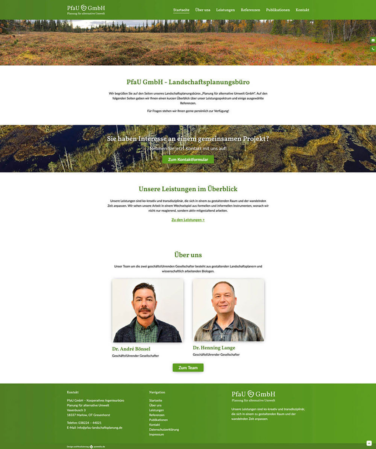 Anwendung: Website