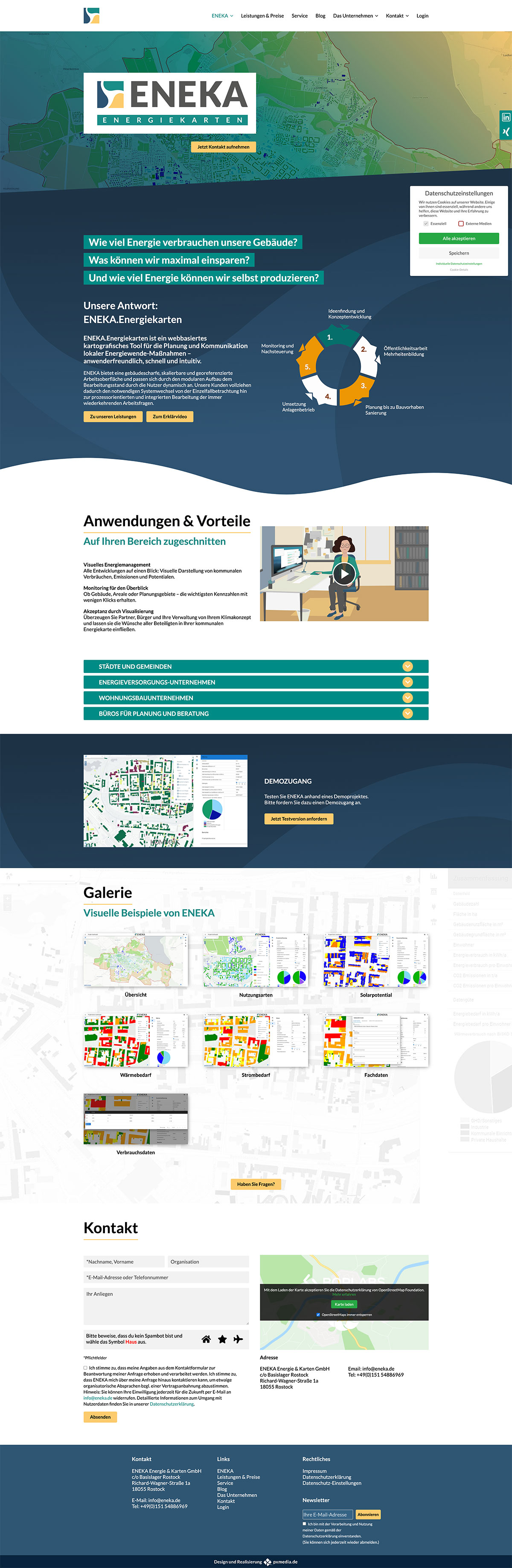 Webdesign im Bereich Energieberatung — Website