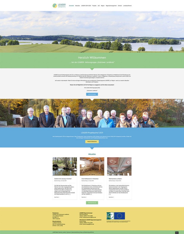 Webdesign im Bereich öffentliche Projekte
