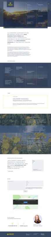 Neue Website für nachhaltige Energieerzeugung