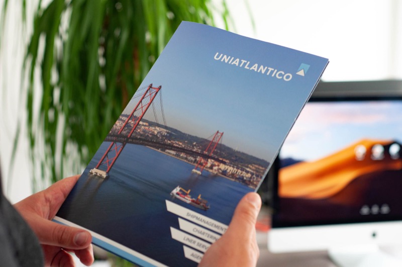 Printwerbemittel für Shipping-Spedition