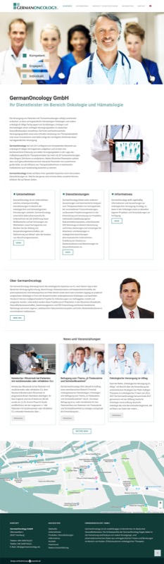 Webdesign im Bereich Onkologie und Hämatologie