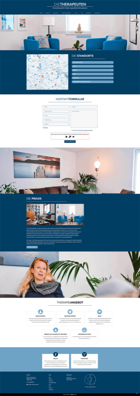 Webdesign für eine Psychotherapiepraxis