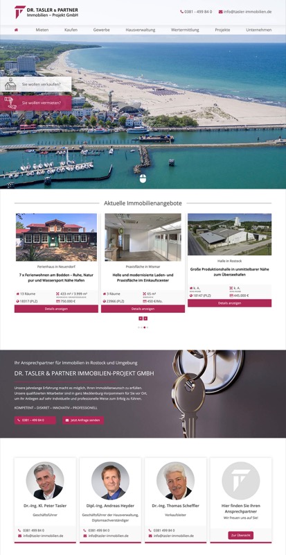 Webdesign für die Immobilien-Branche